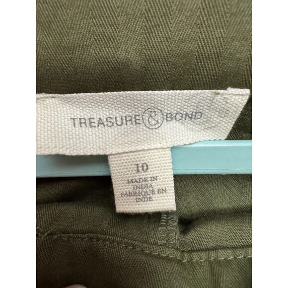 Treasure & Bond Stretch Cotton Cargo Pants SIZE 10 - Picture 7 of 7